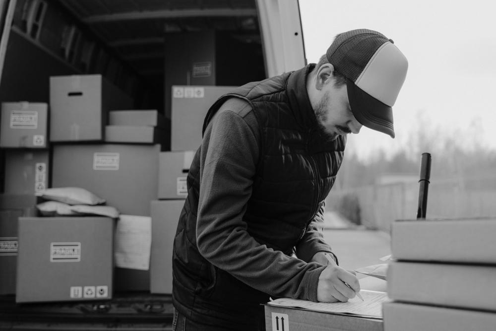 Delivery truck