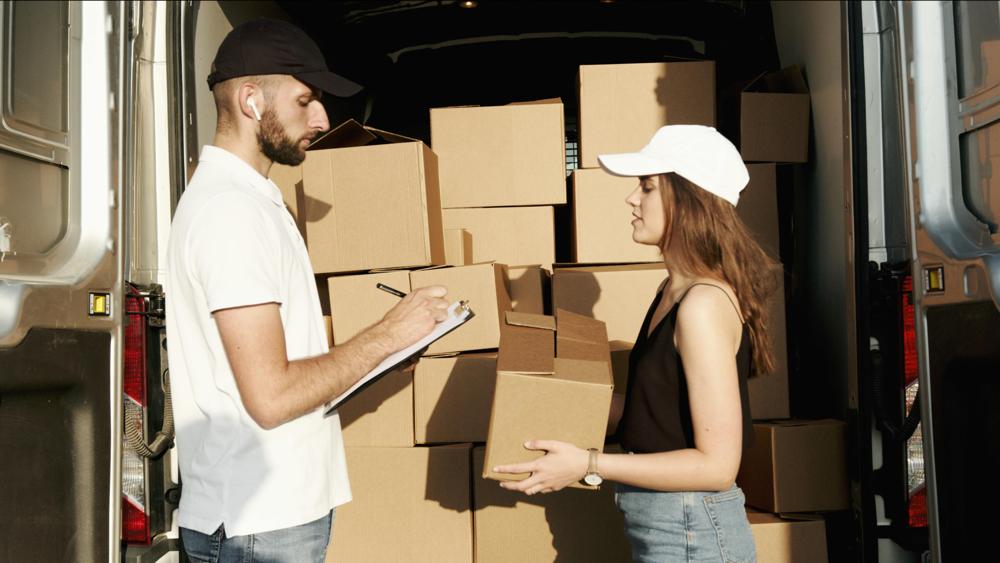 Delivery van