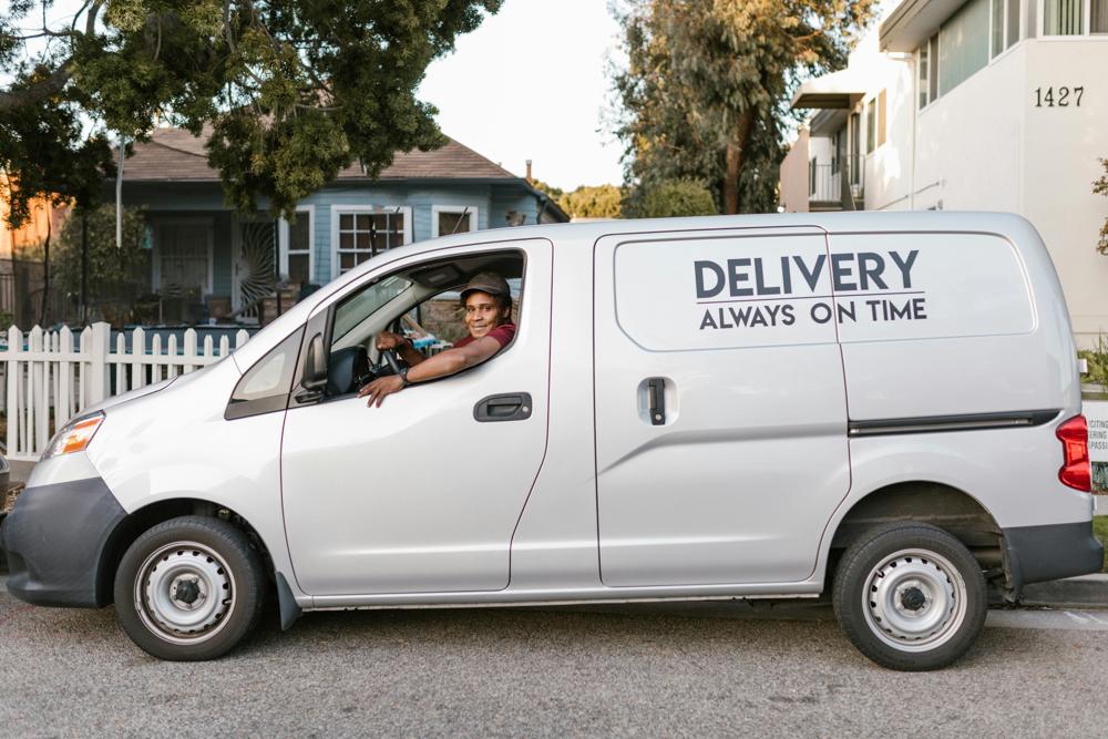Delivery van