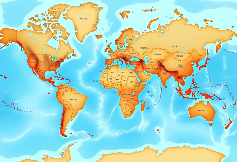 Shipping routes