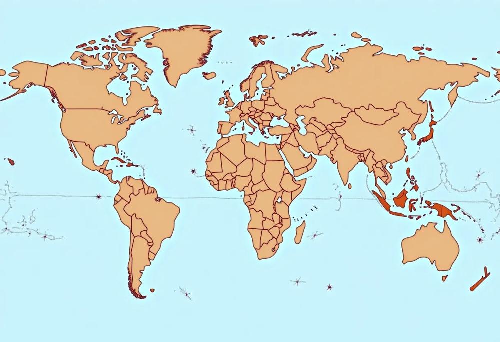 Shipping routes