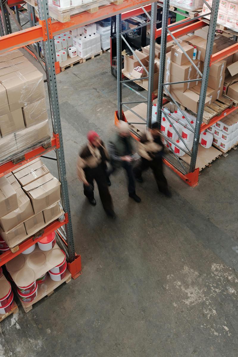 warehouse teamwork