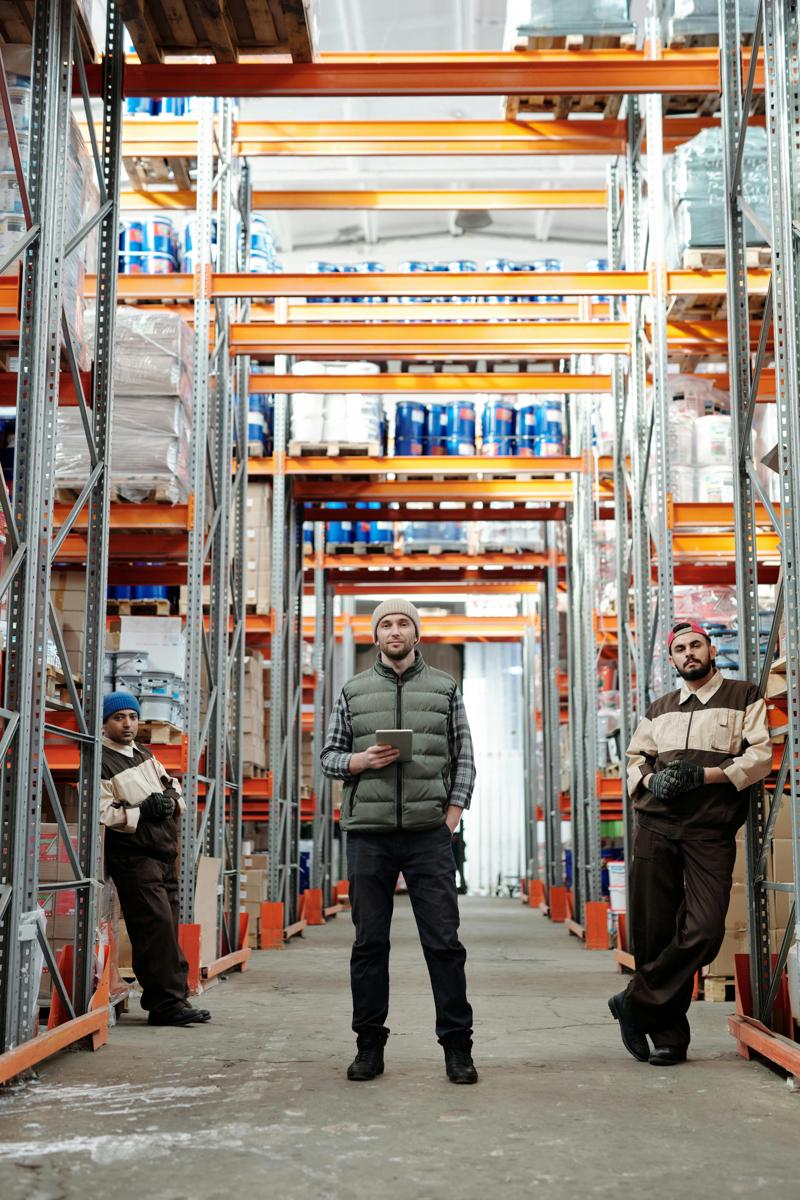 warehouse teamwork